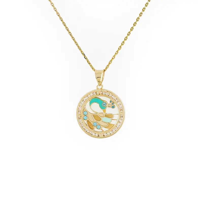 Zawieszka ptak z emalii